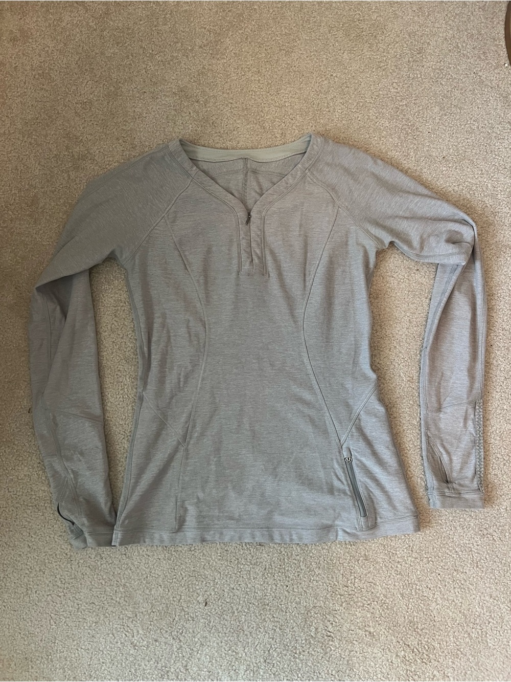 Lululemon Love Some Run Long Sleeve Top Grey